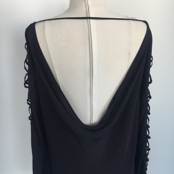 Haute Hippie Open Back Silk Blouse - Picture 6 of 8